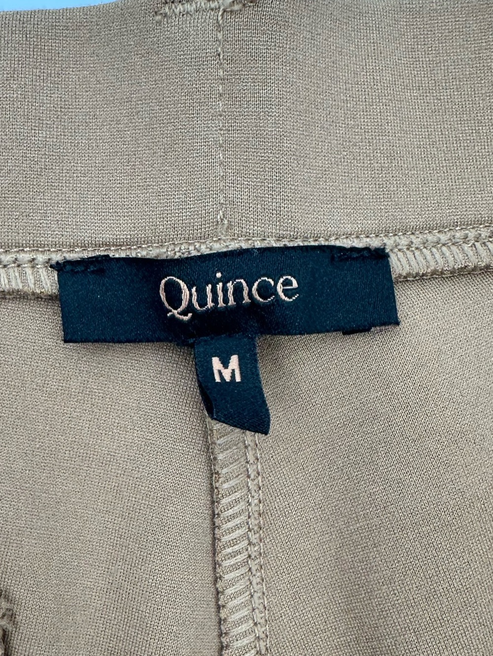 Quince Camel Color Straight Ponte Pants size M - Picture 6 of 9